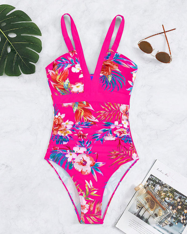 Lavinia - Chic Floral One-Piece