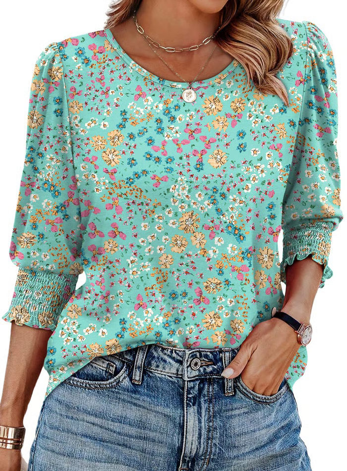 Frances - Printed Charm Top