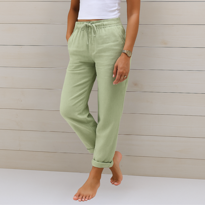 Elizabeth – Linen Stretch Pants