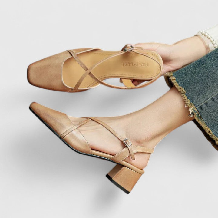 Evana - Chic Block Sandals