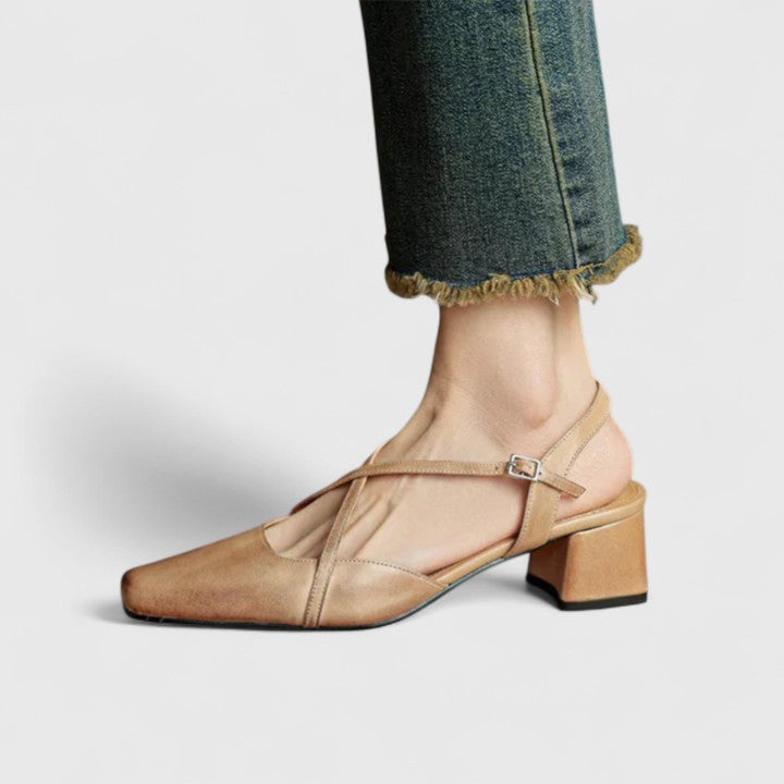 Evana - Chic Block Sandals