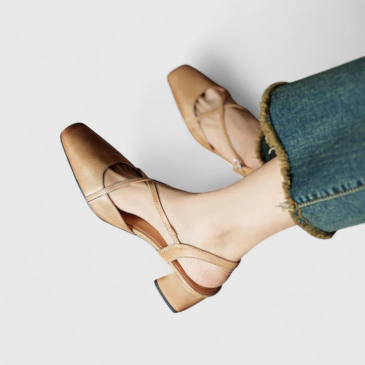 Evana - Chic Block Sandals