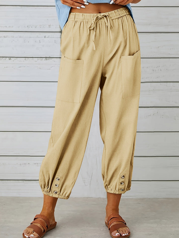 Marilyn - Wide Leg Capri Pants