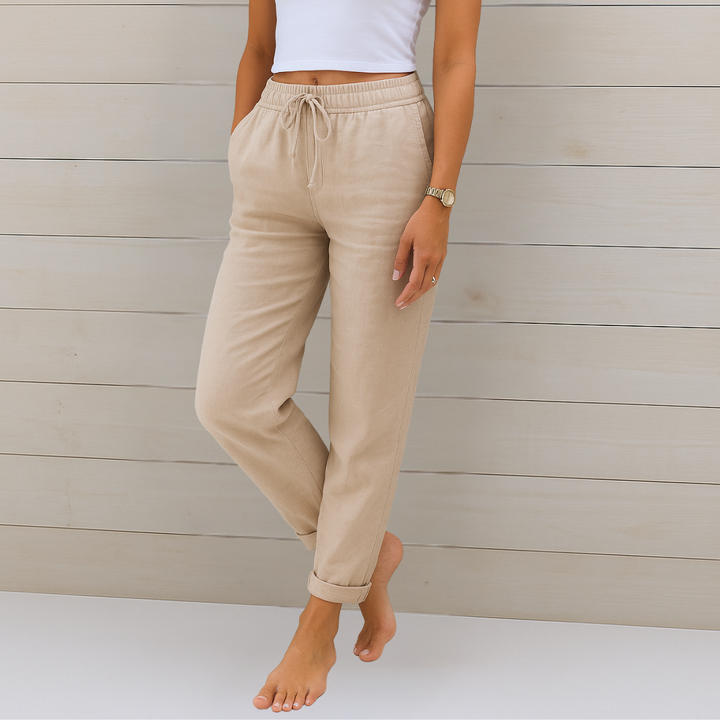 Elizabeth – Linen Stretch Pants