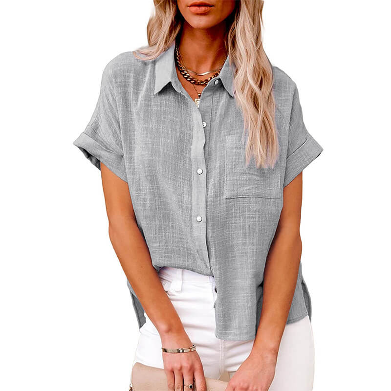 Geraldine - Timeless Button-Up Blouse