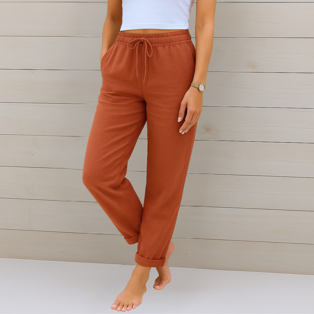 Elizabeth – Linen Stretch Pants