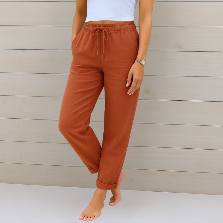 Elizabeth – Linen Stretch Pants