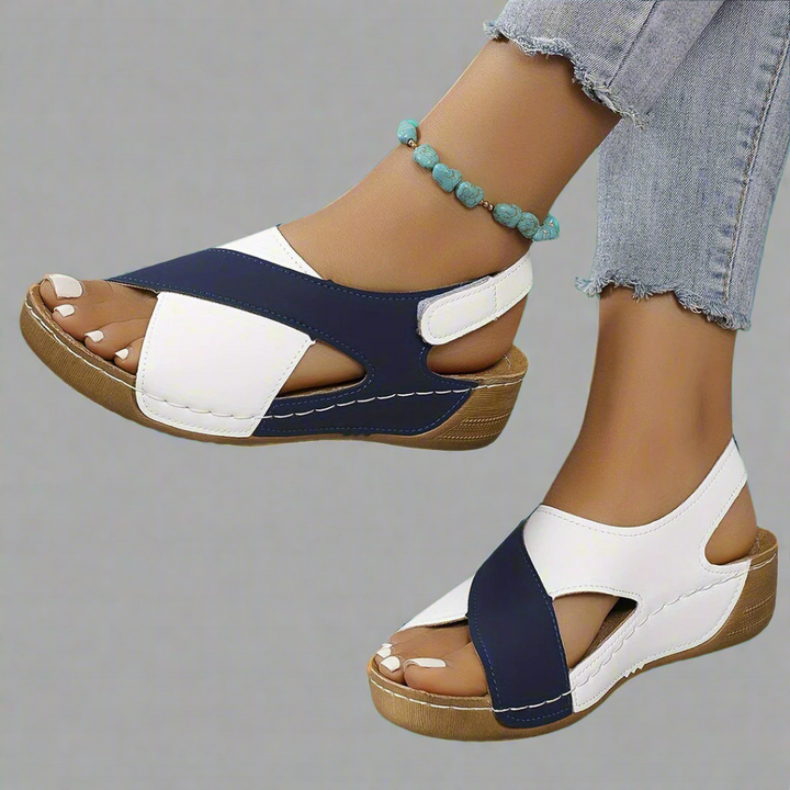 Kendra - Orthopaedic Colourblock Sandals