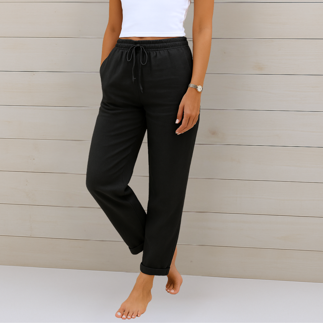 Elizabeth – Linen Stretch Pants
