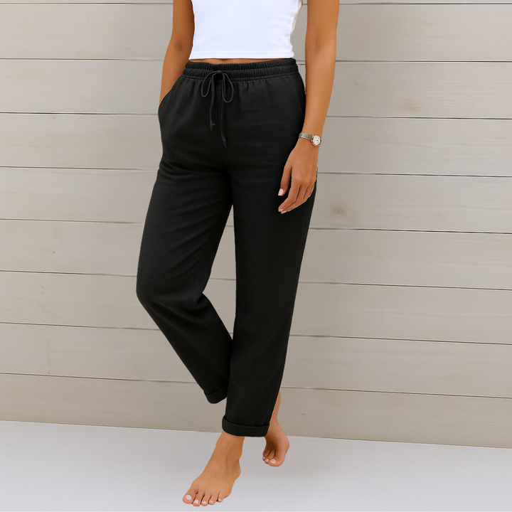 Elizabeth – Linen Stretch Pants