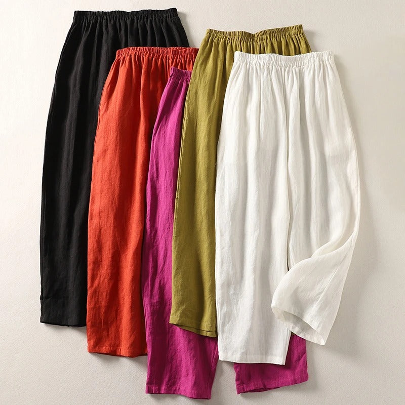 Pam - Relaxed Elastic-Waist Pants