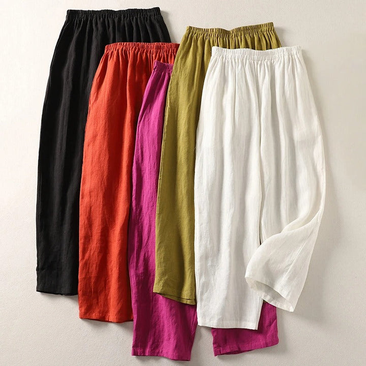 Pam - Relaxed Elastic-Waist Pants
