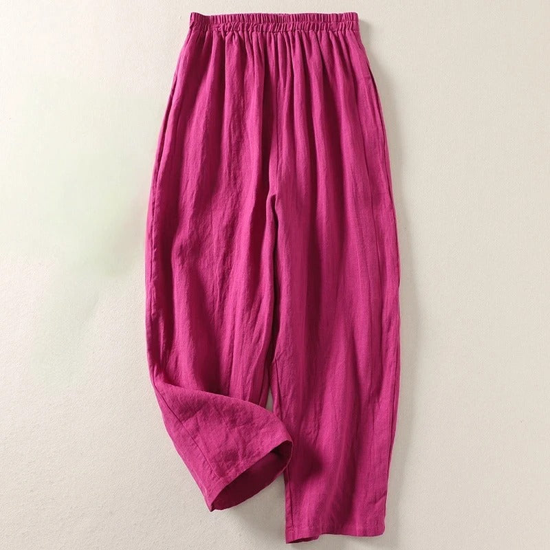 Pam - Relaxed Elastic-Waist Pants