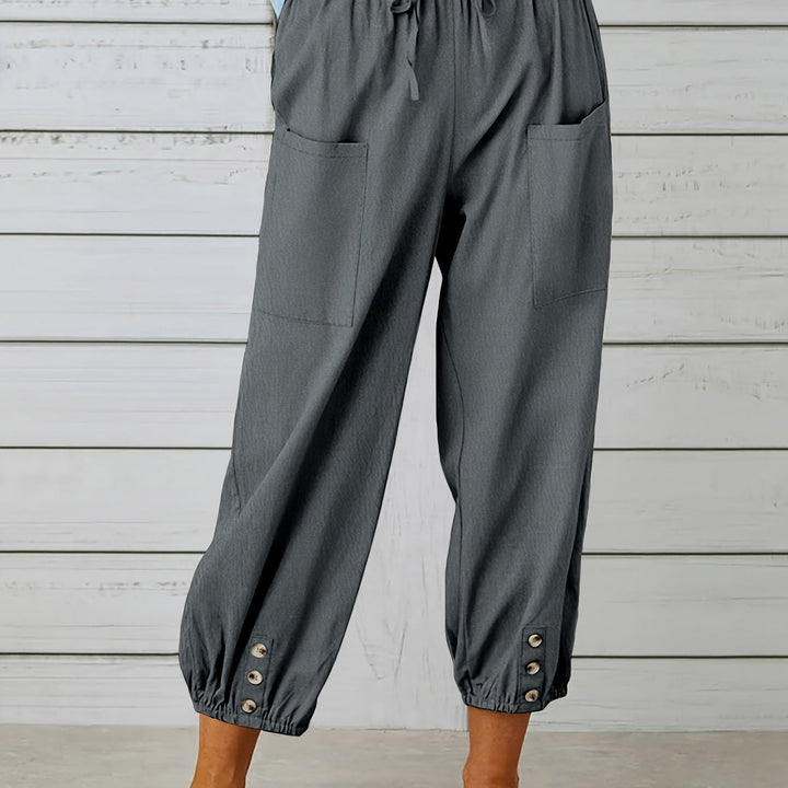 Marilyn - Wide Leg Capri Pants