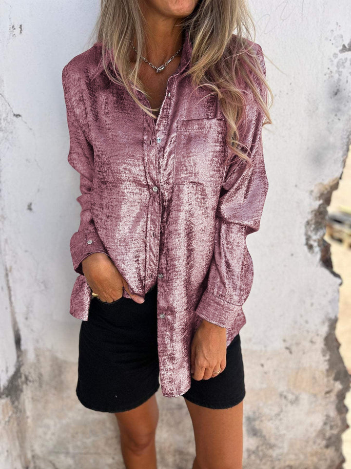 Lynette - Chic Shimmer Shirt