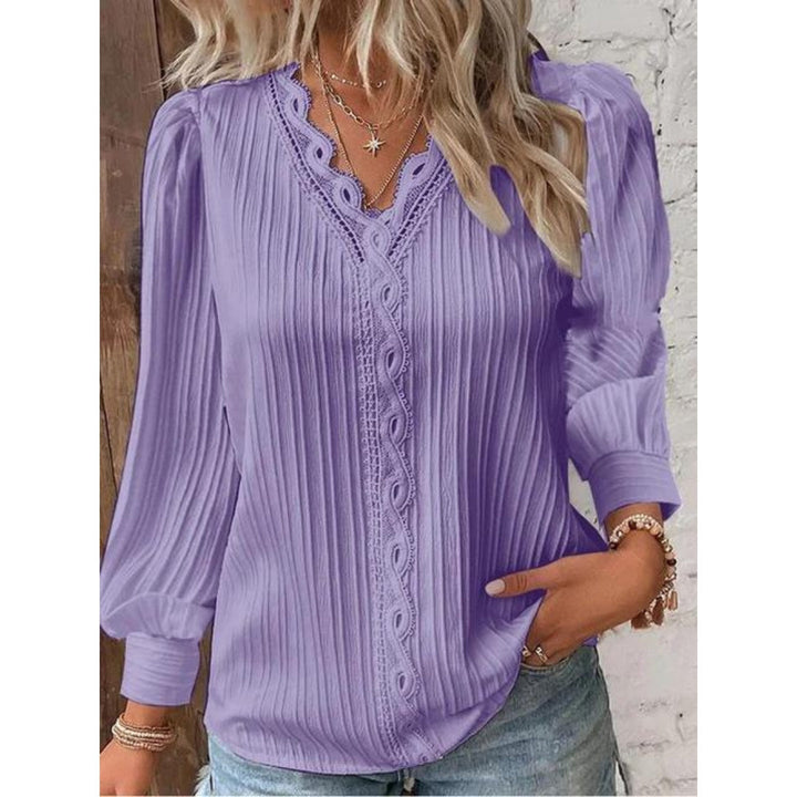 Pauline - Elegant Pintuck Blouse