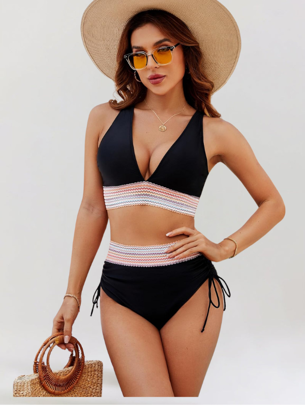 Sheila – High-Waisted Bikini Set with Tummy Control