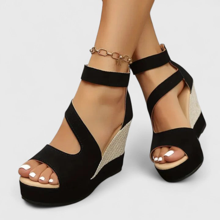 Aubrey - Stylish Wedge Sandals