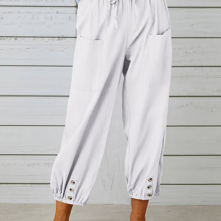 Marilyn - Wide Leg Capri Pants