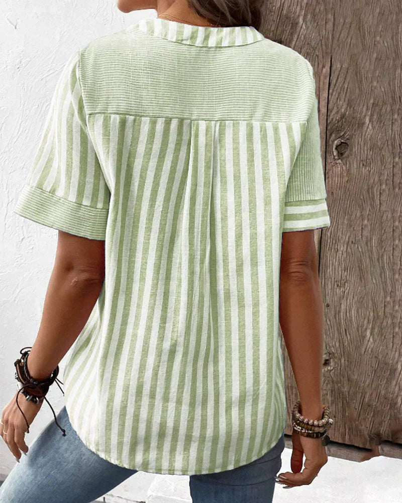 Bernice - Classic Striped Top