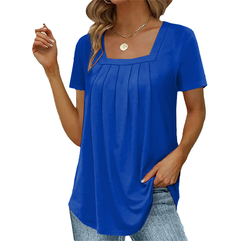 Charlene - Elegant Pleated Blouse