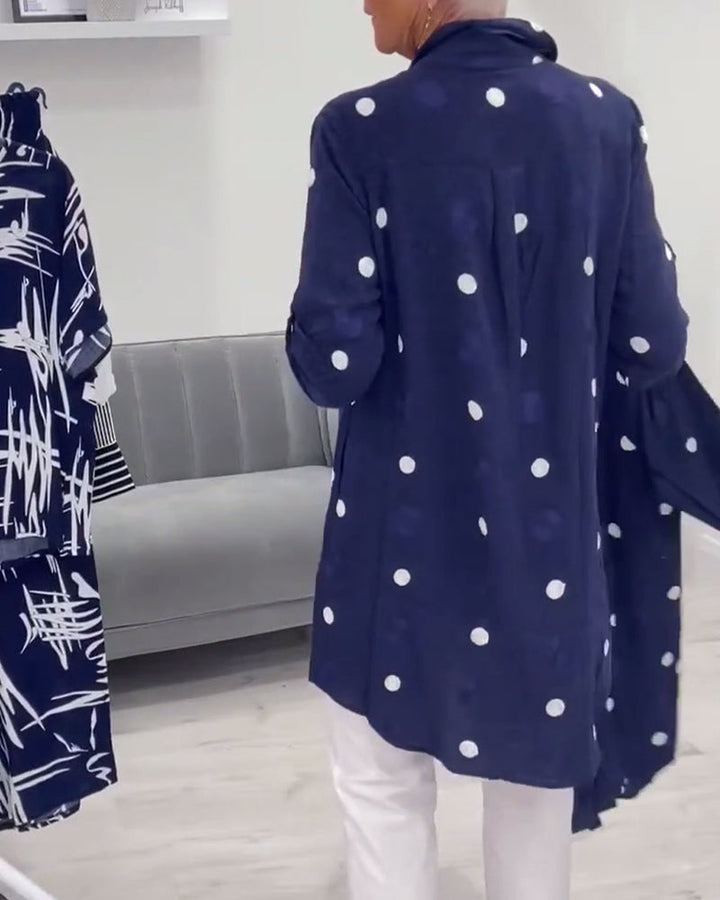 Leanne - Classic Polka Dot Shirt