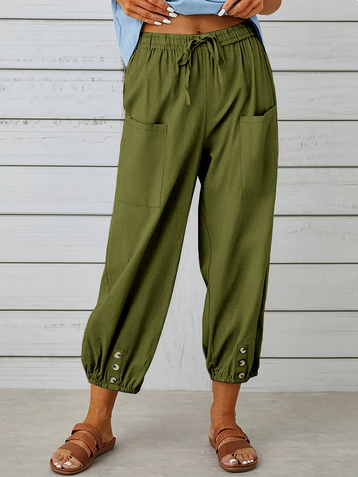 Marilyn - Wide Leg Capri Pants