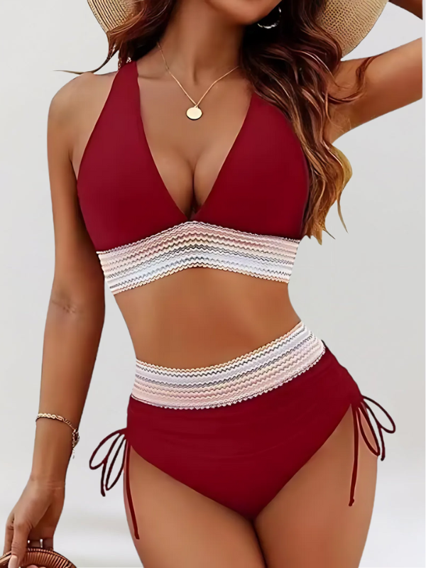 Sheila – High-Waisted Bikini Set with Tummy Control