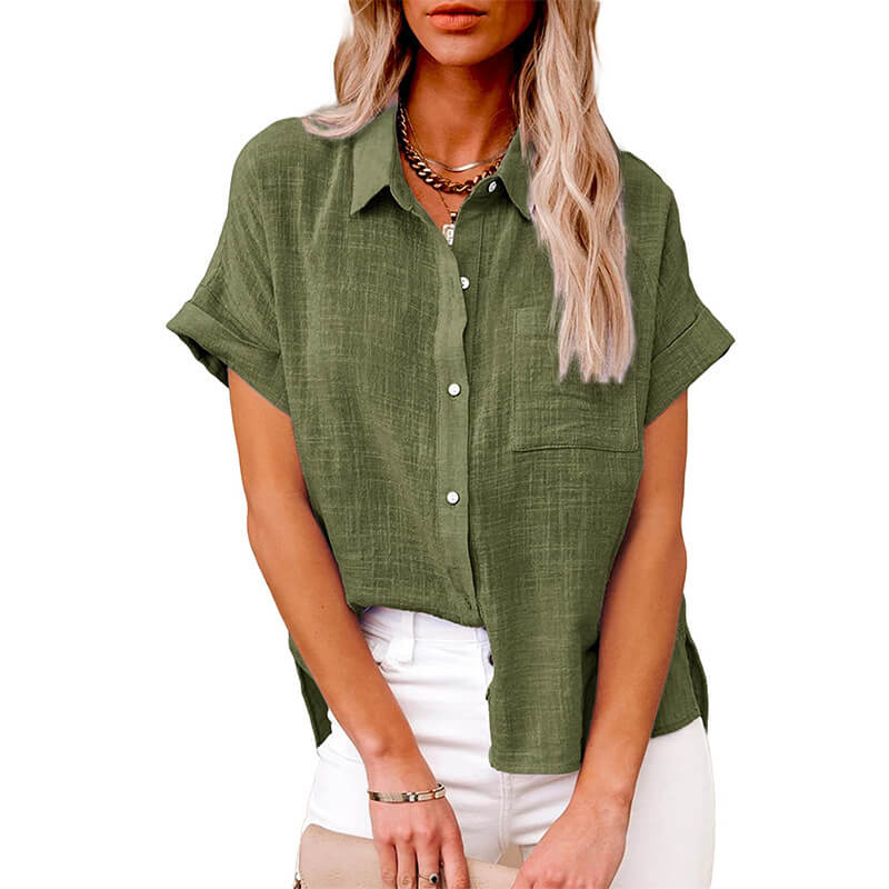 Geraldine - Timeless Button-Up Blouse