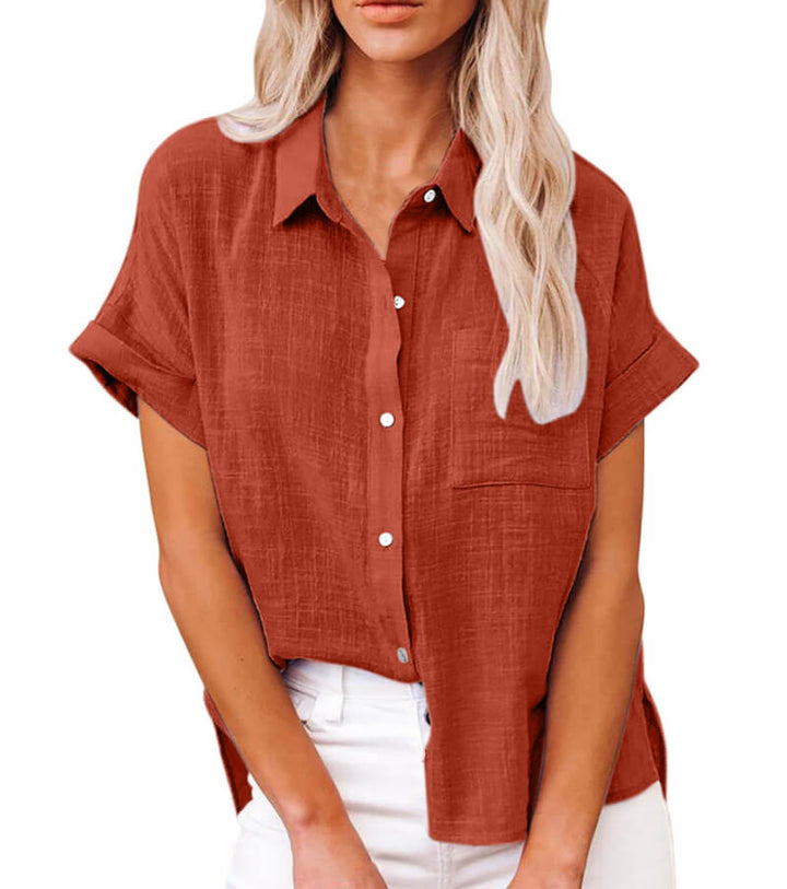 Geraldine - Timeless Button-Up Blouse