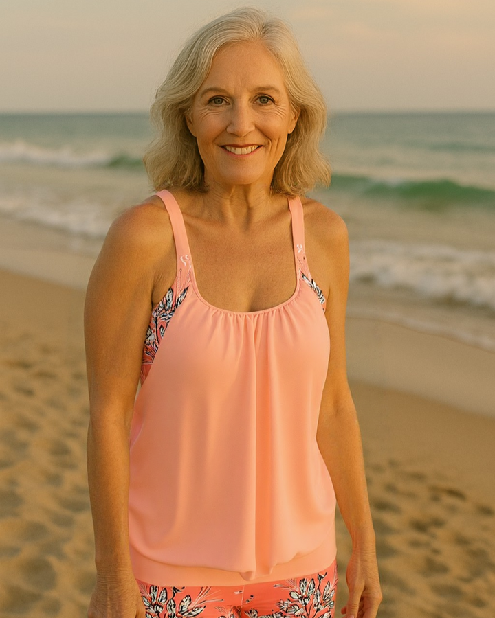 Ivy - Floral Print Classic Tankini