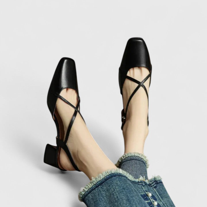 Evana - Chic Block Sandals