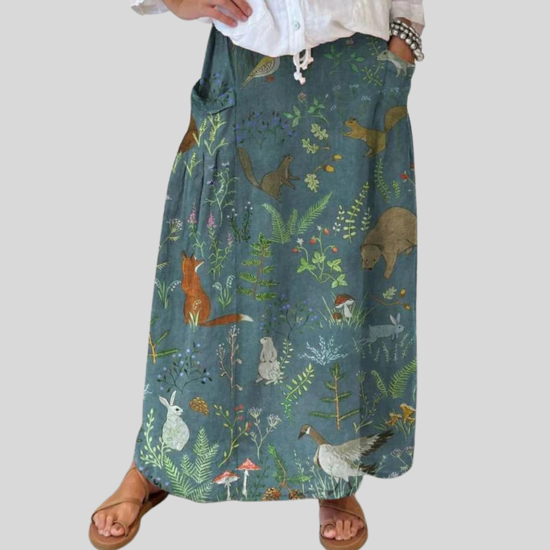 Addison - Friends Linen Skirt