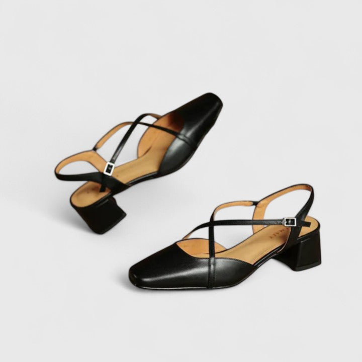 Evana - Chic Block Sandals