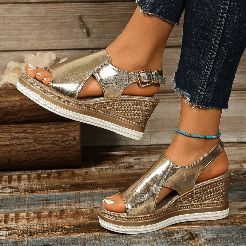 Baylie - Metallic Stylish Sandals