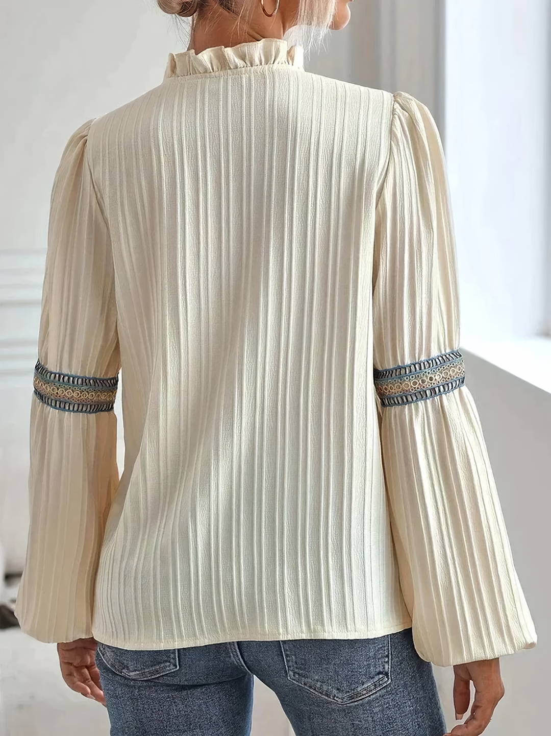 Clarissa - Stunning V-Neck Blouse