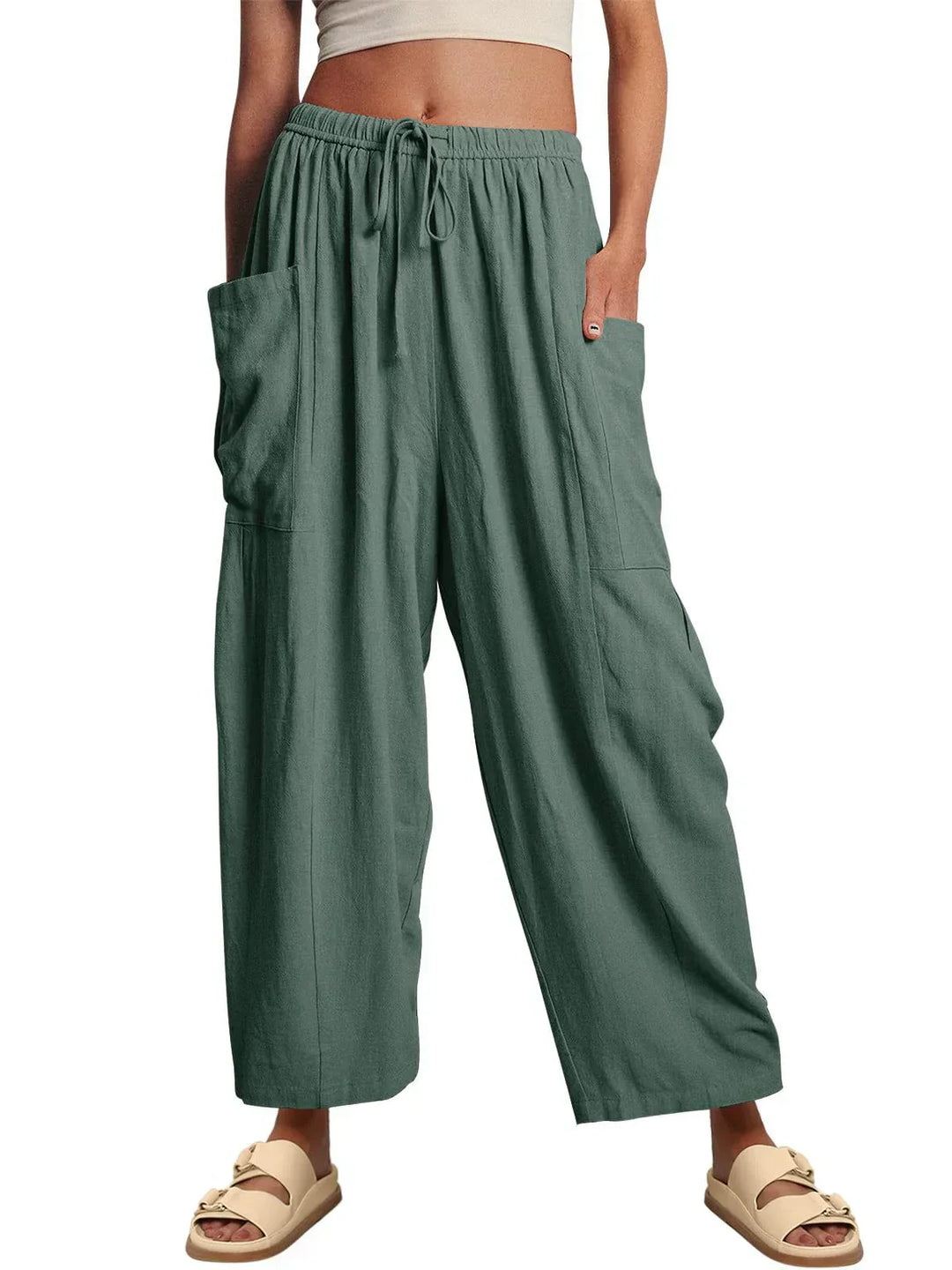 Barbara - Dawn Wide-Leg Pocket Pants