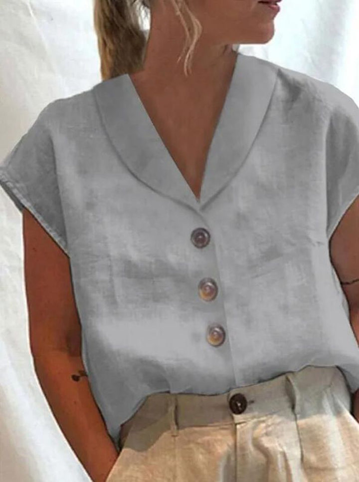 Lorraine - Fashionable Collar Blouse