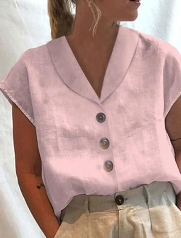 Lorraine - Fashionable Collar Blouse