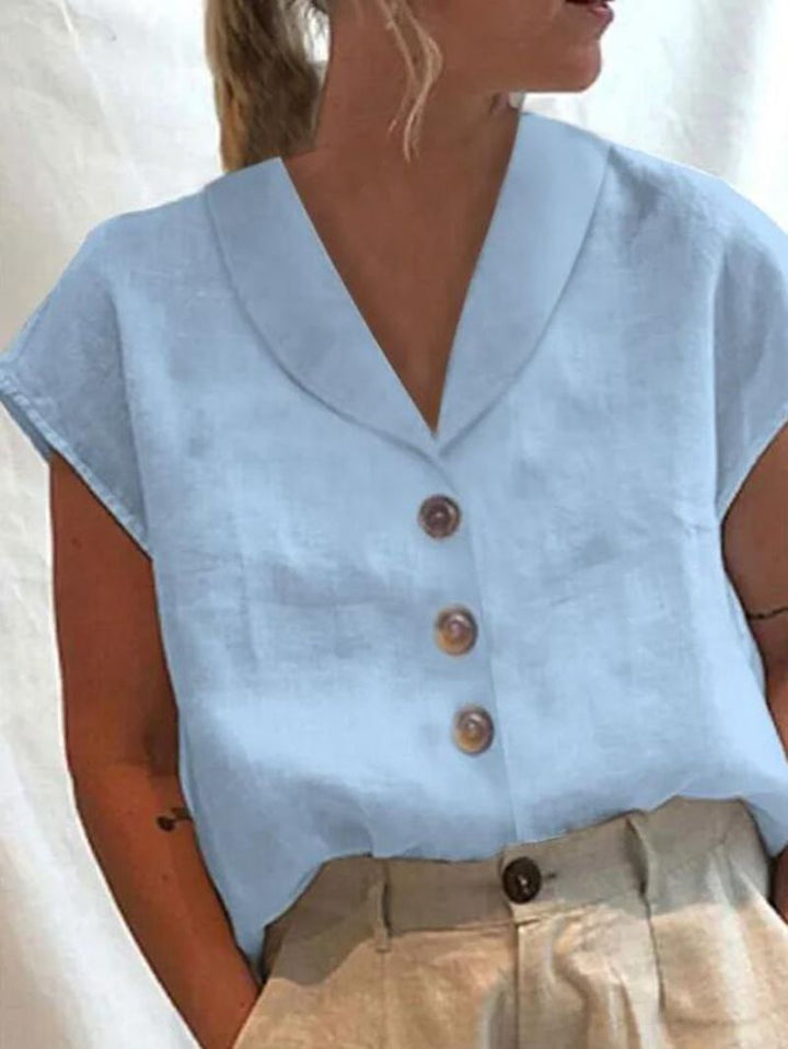 Lorraine - Fashionable Collar Blouse