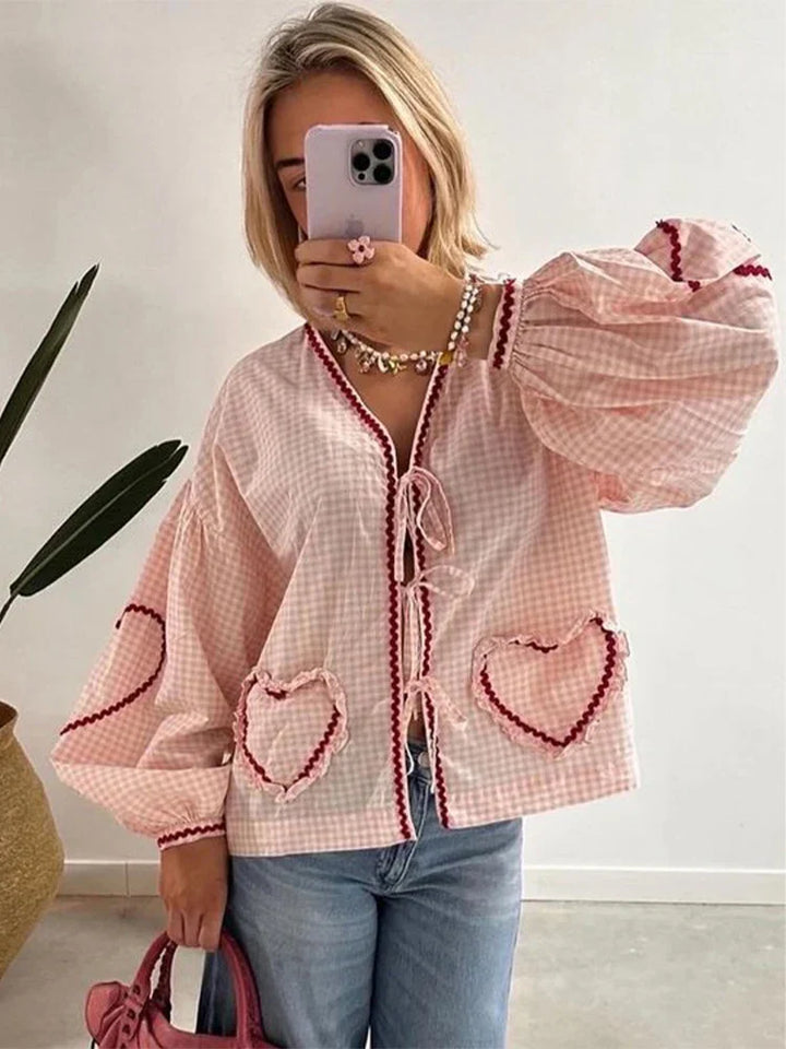 Robyn - Heart Blouse