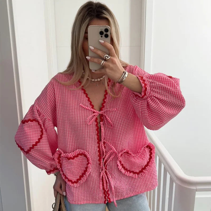 Robyn - Heart Blouse