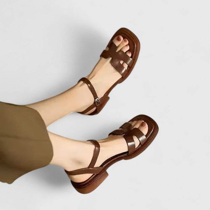 Clover - Elegant Leather Sandals