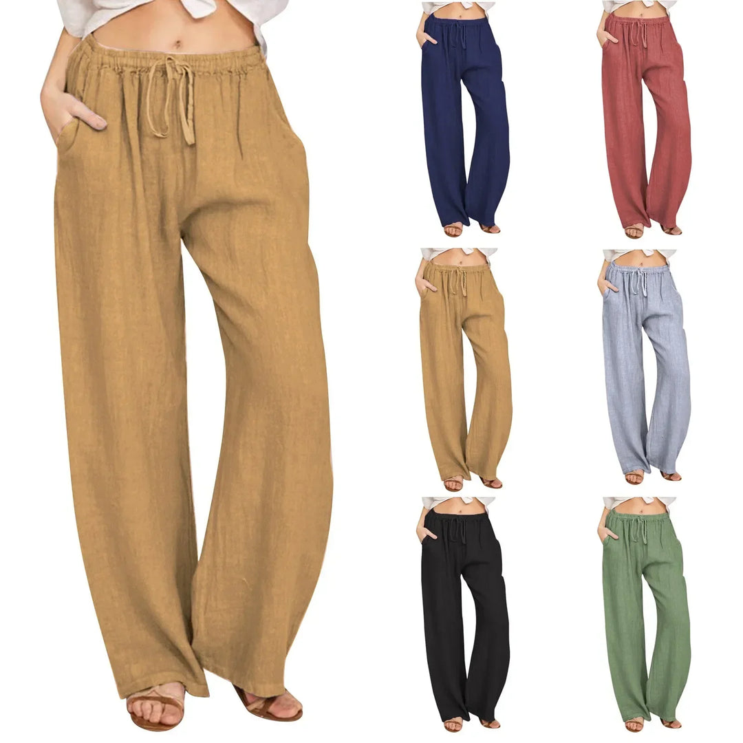 Cheryl - Easy Flow Wide-Leg Pants