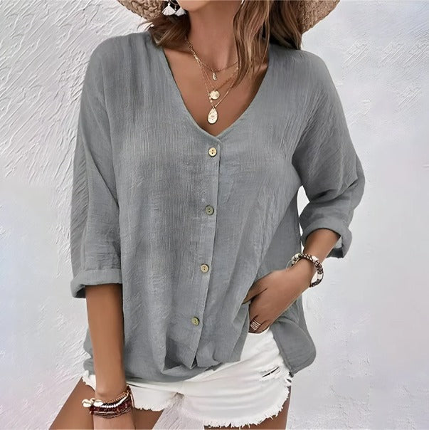 Gillian - Coastal Breeze Blouse