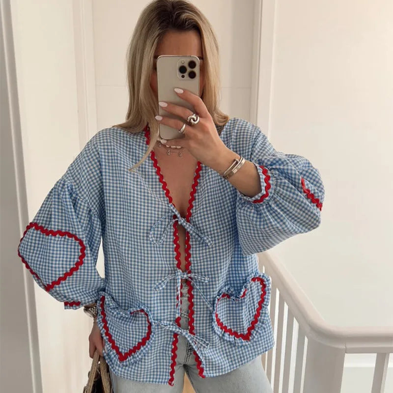 Robyn - Heart Blouse