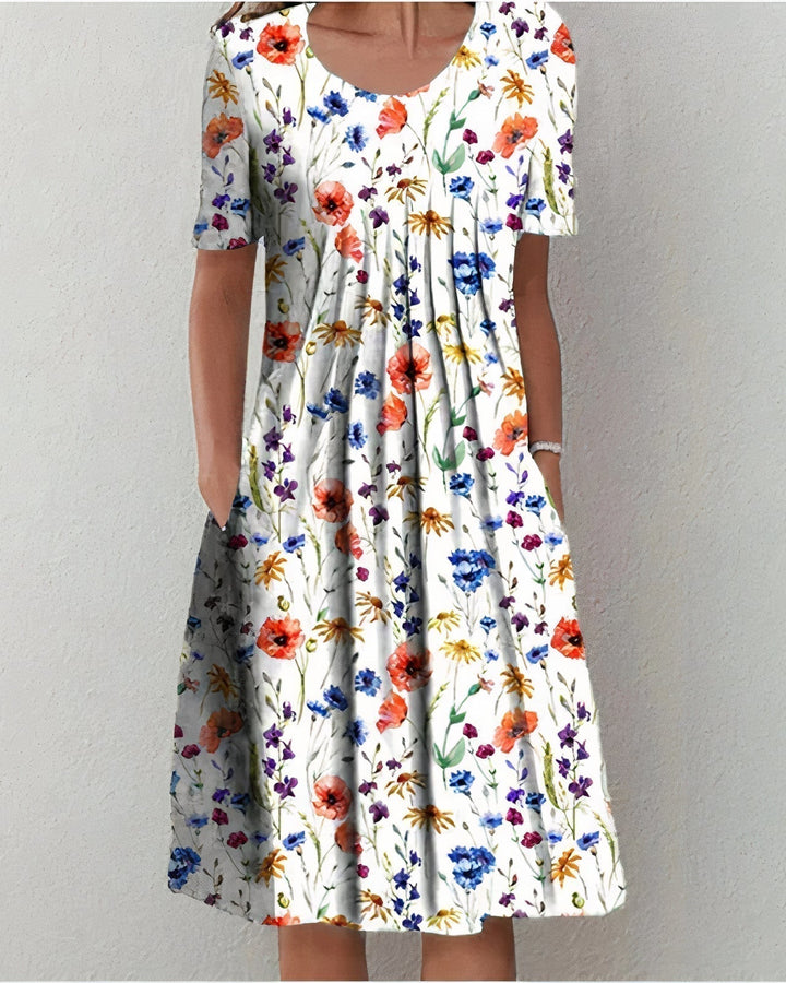 Winifred – Floral Midi Dress
