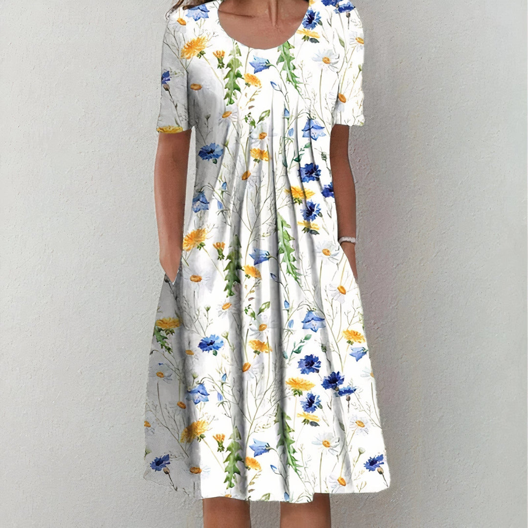 Winifred – Floral Midi Dress