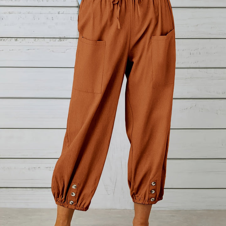 Marilyn - Wide Leg Capri Pants