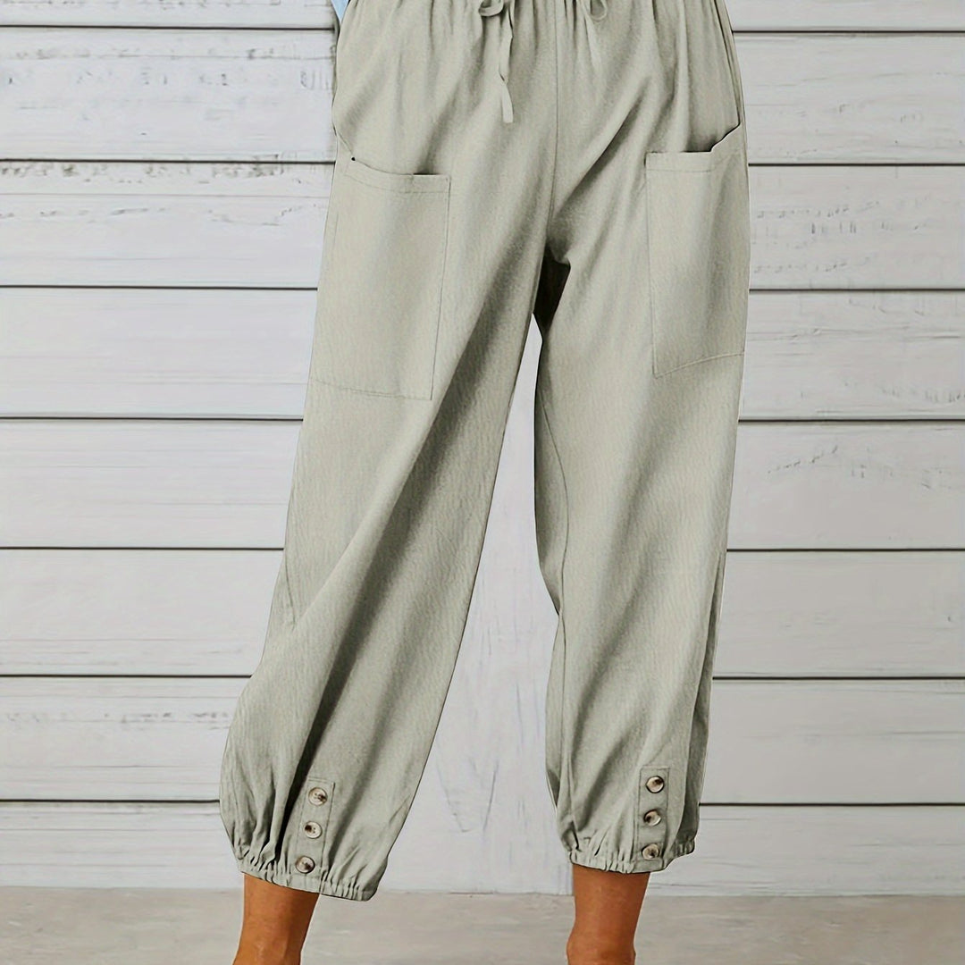 Marilyn - Wide Leg Capri Pants